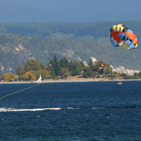 Parasail Adventure on Lake Taupo