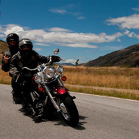 Harley Davidson Chauffeured Passenger Day Tour to Waitomo Glow Worm Caves