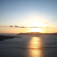 Sunset Dinner Cruise and Magical Night on the Santorini Caldera