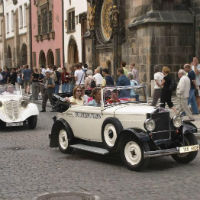 Old-Timer Car Tour of Prague