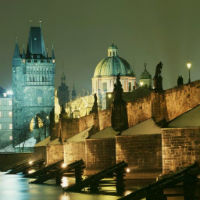Prague by Night - Krizik's Music Fountain