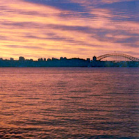 Champagne Sunset Sailing on Sydney Harbour