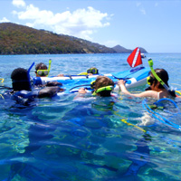 Snuba at Coral World Ocean Park