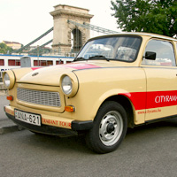 Private Guided Sightseeing Tour by a Trabant car