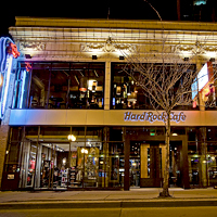 Dining at Hard Rock Cafe