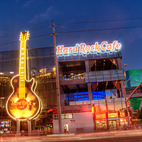 Dining at Hard Rock Cafe