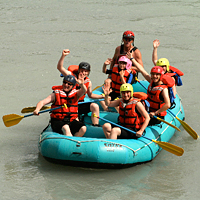 Athabasca River - 5-Mile Rafting Trip