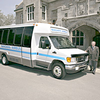 Buffalo airport shuttle transfers to/from Niagara Region, ON