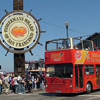 Open-Top Double-Decker Bus: All-Loops Pass + Alcatraz Cruise