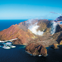 White Island Landing and Guided Helicopter Tour