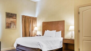 Apartament, Łóżko queen i sofa, przystosowanie dla niepełnosprawnych, kuchnia