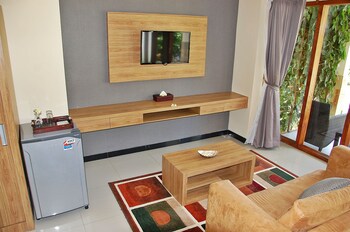 Bungalow, 2 łóżka pojedyncze, widok na ogród