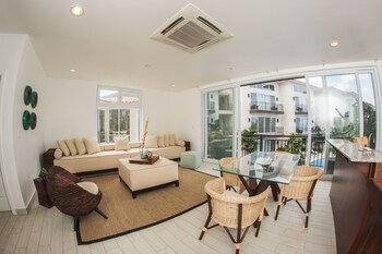 Apartament rodzinny, 2 sypialnie, widok na ocean, widok na wodę